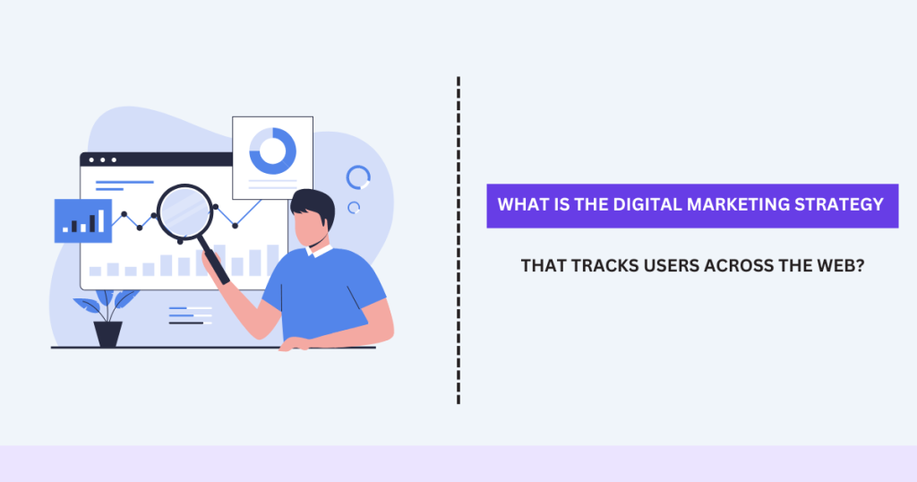 What is the digital marketing strategy that tracks users across the web