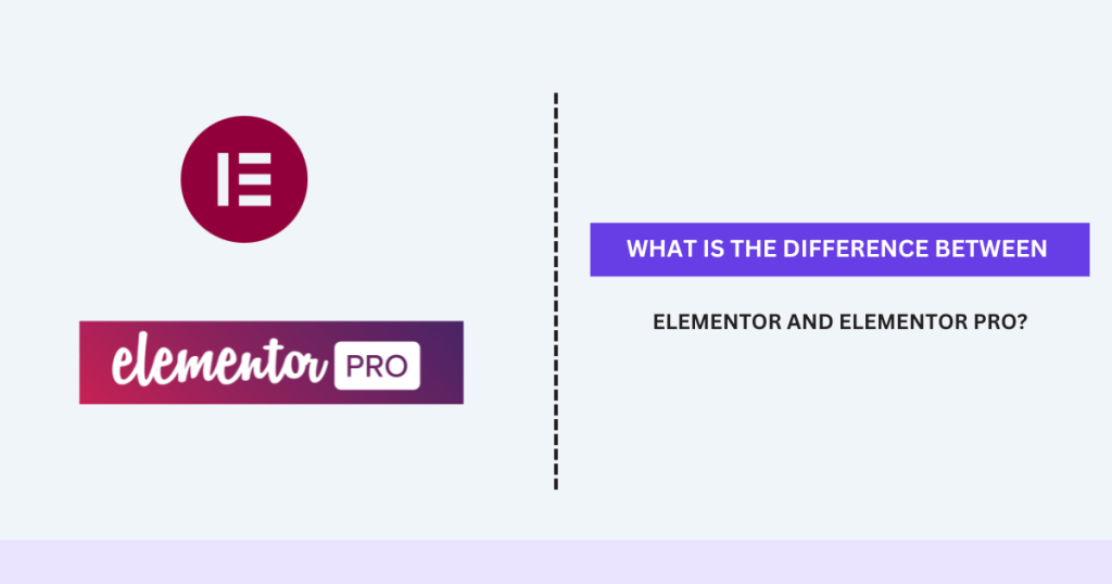 What is the difference between elementor and elementor pro